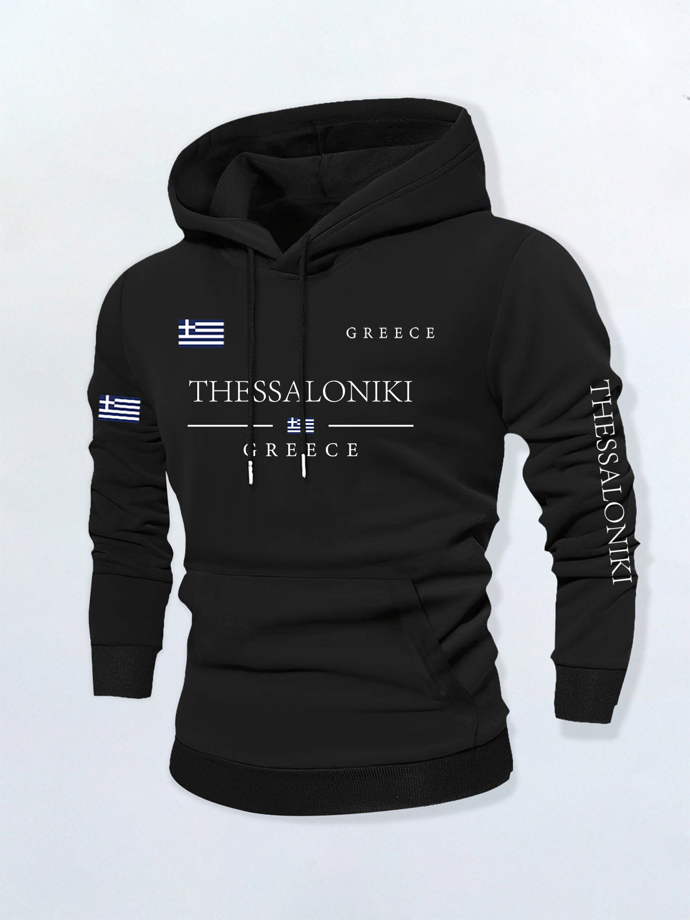 Street Fashion Greece - Erkek uzun kollu sweatshirt, Yunanistan, Selanik'te