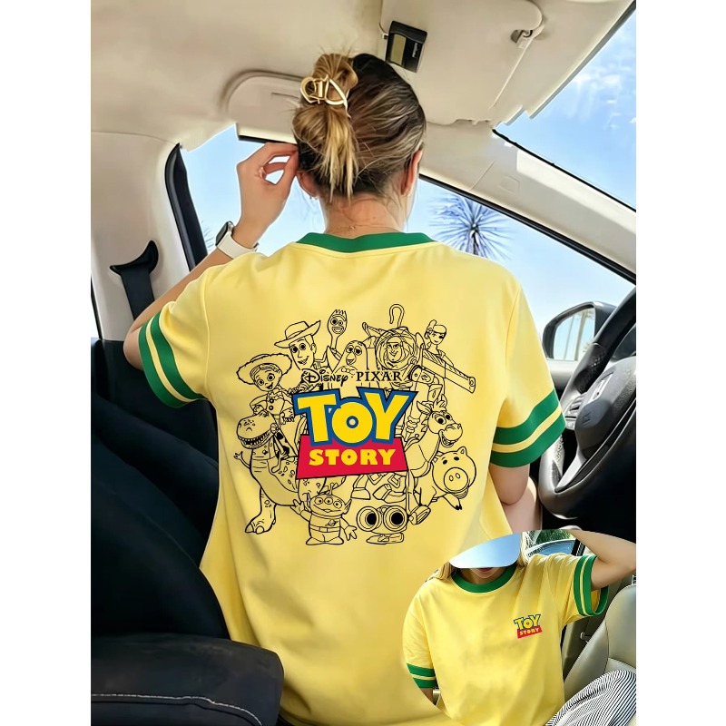 Street Fashion Logo - Bayanlar için Toy Story Tişörtü, Bisiklet