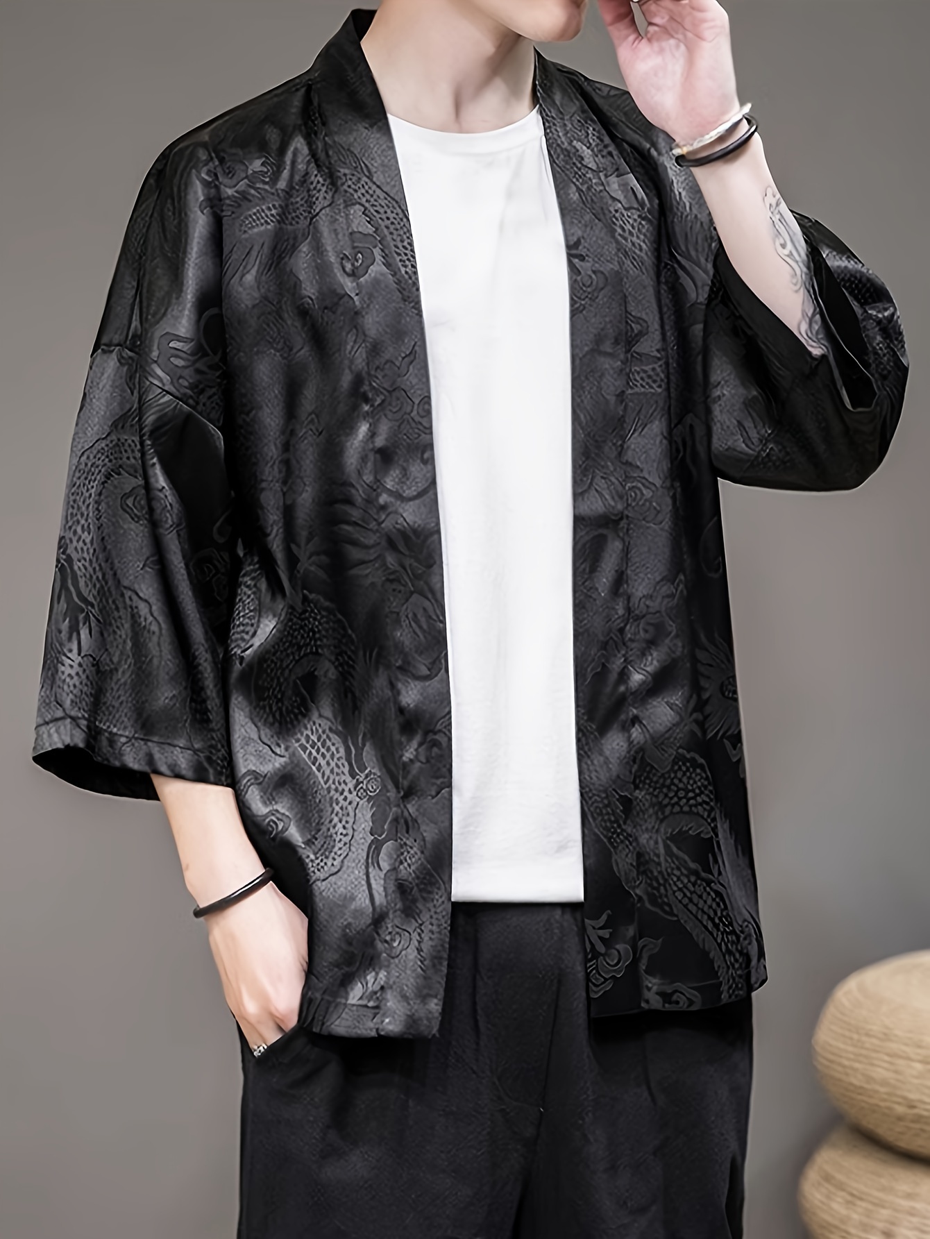 Street Fashion Kimono - 2026 Yaz Erkek Kimono 3D Baskılı