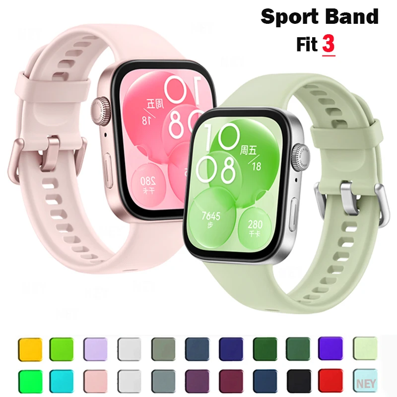 Street Fashion Website - Huawei watch fit 3 için kordonlu