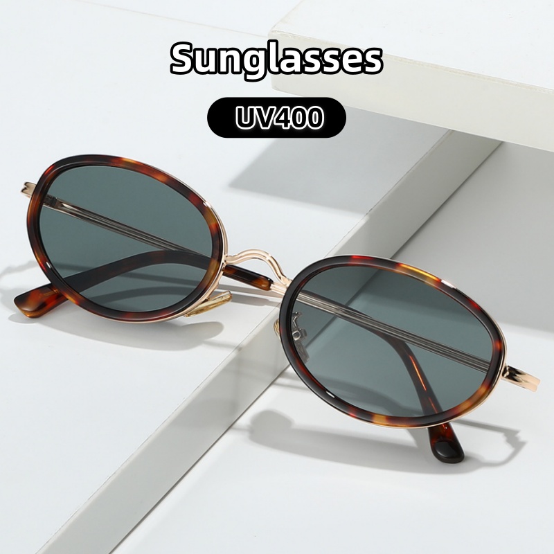 Yeni Şık Trend Metal Oval Çerç - Street Fashion Definition incelemesi ve fiyatı