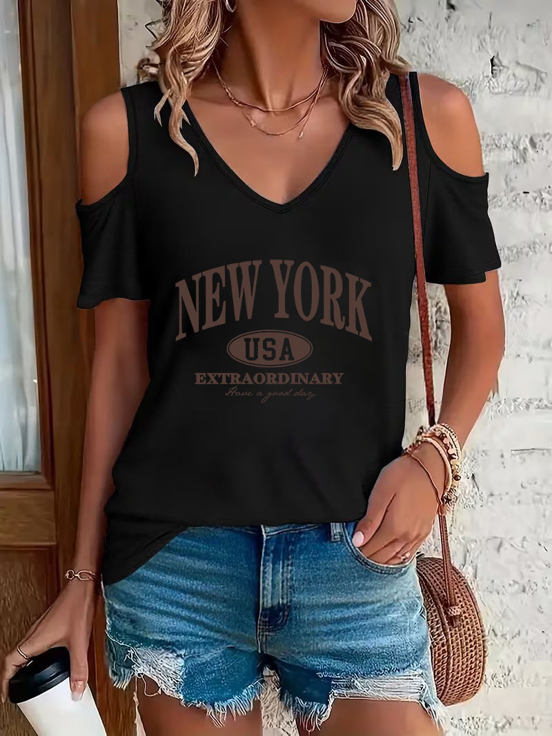 Moda New York Yazılı Baskılı T - High Street Fashion New York incelemesi ve fiyatı