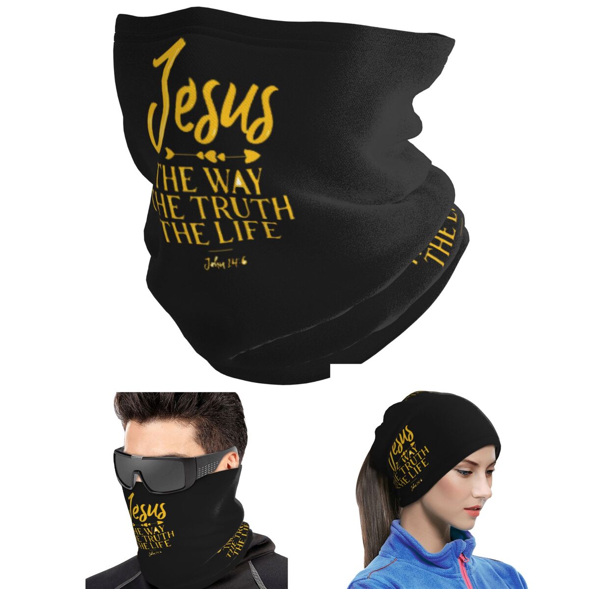 Yohanna 14:6 İsa Yol, Hakikat  - Bandana Multi Way incelemesi ve fiyatı