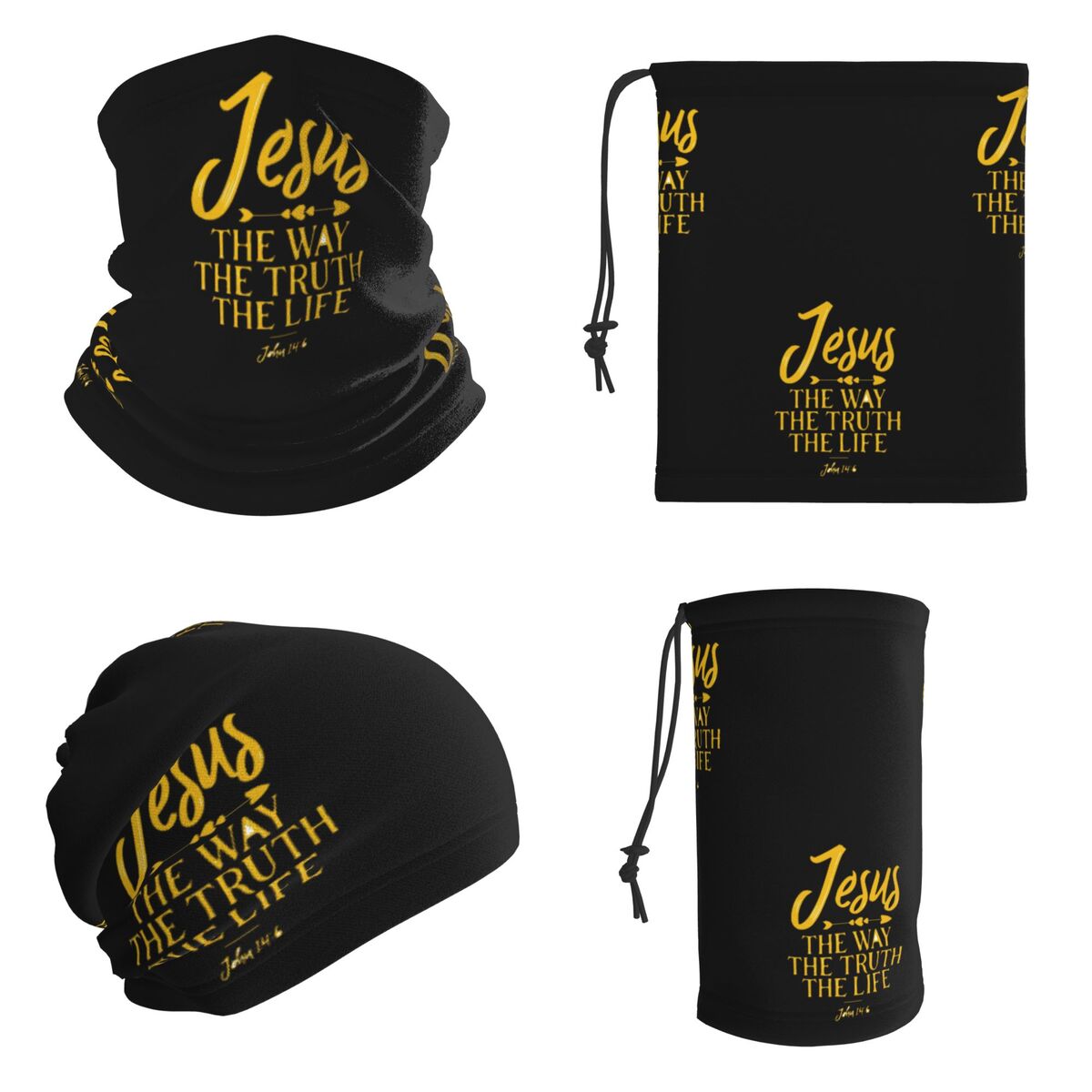 Yohanna 14:6 İsa Yol, Hakikat  - Bandana Multi Way incelemesi ve fiyatı