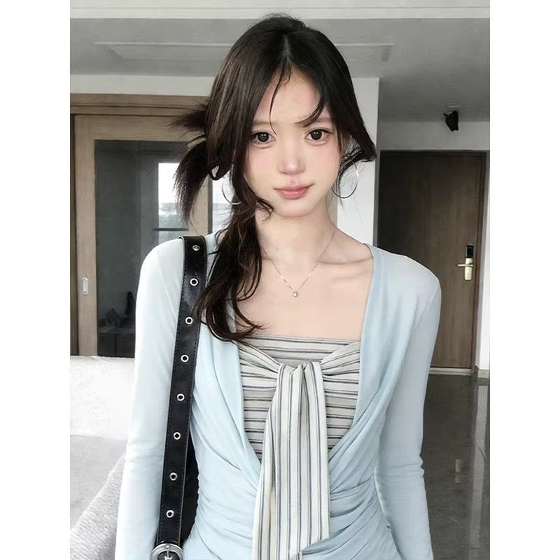 Y2K Kore İki Parçalı Üstler Ka - Street Fashion Korea incelemesi ve fiyatı