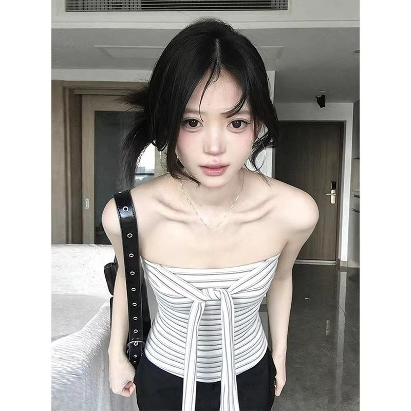 Y2K Kore İki Parçalı Üstler Ka - Street Fashion Korea incelemesi ve fiyatı