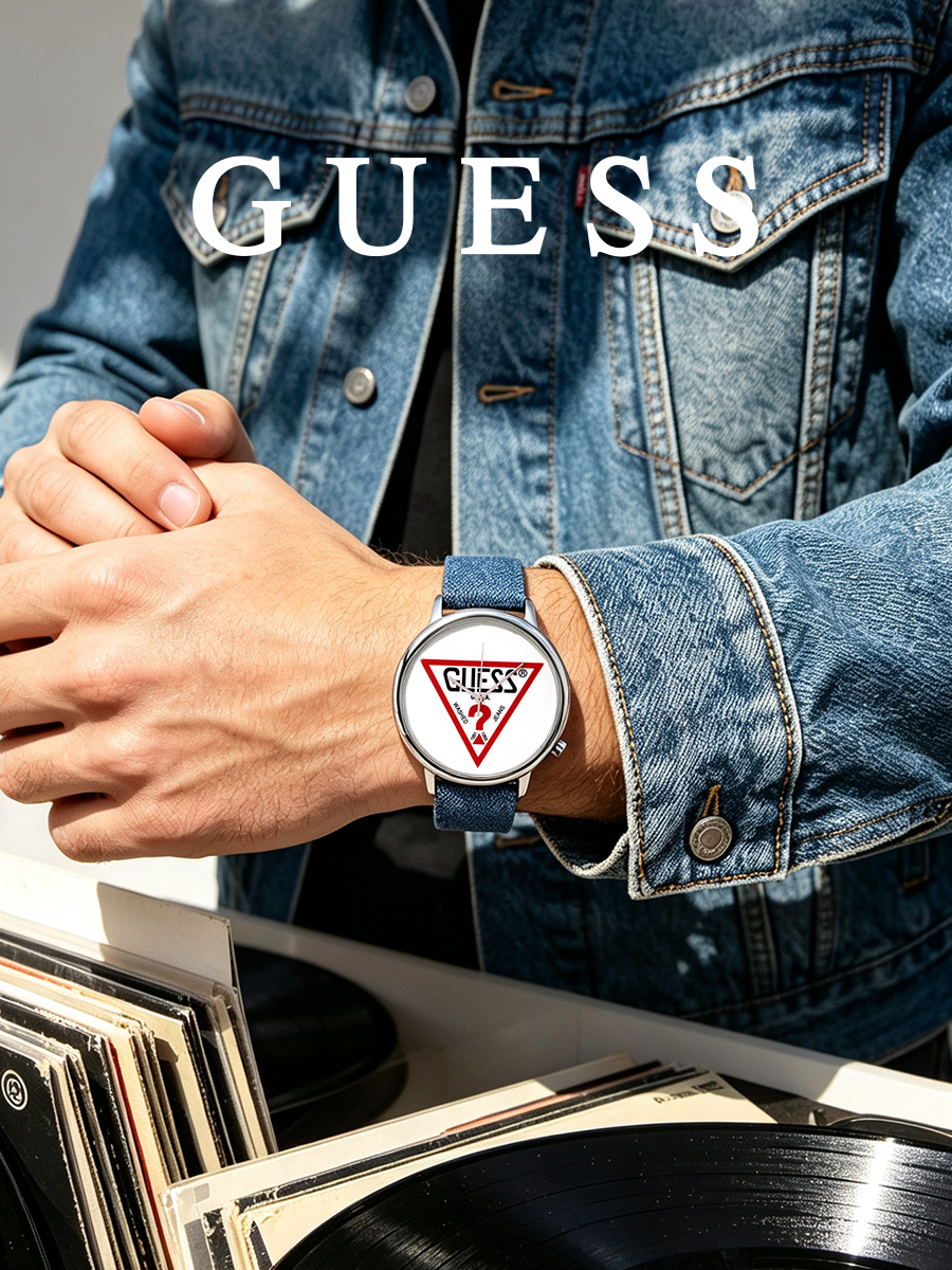 Guess Unisex Saat Mavi Denim K - Street Fashion Logo incelemesi ve fiyatı